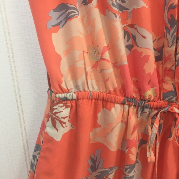 GAP casual summer dress. Lovely peach colour. Size M. Like new. - Picture 2 of 9